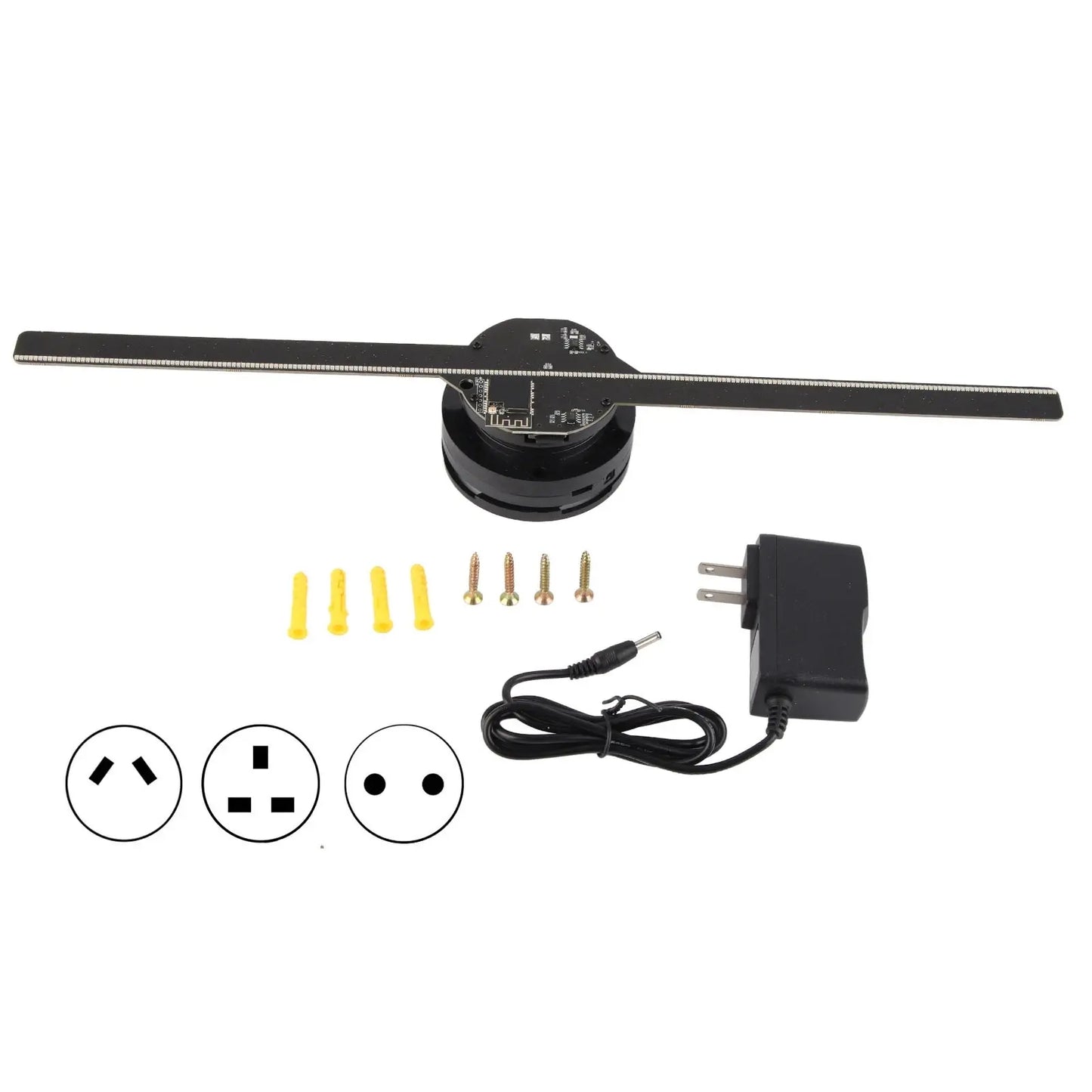 3D Hologram Fan 224 LED Light Beads (Copy)
